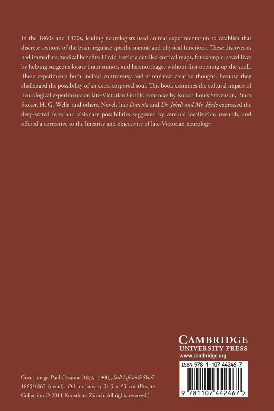 Rückseite: 9781107442467 | Popular Fiction and Brain Science in the Late Nineteenth Century