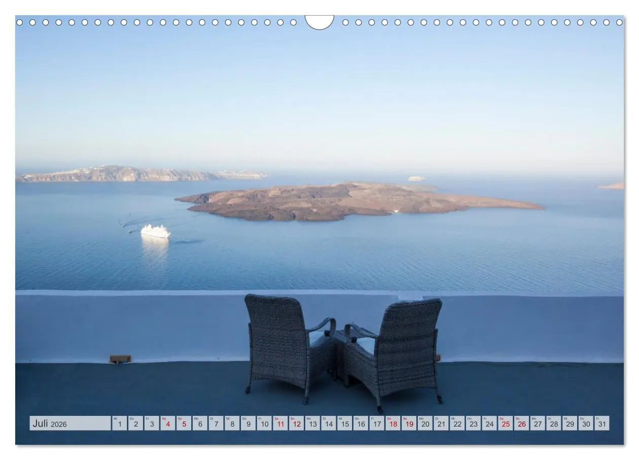 Bild: 9783457572467 | Wunderbares Santorini - Matteo Colombo (Wandkalender 2026 DIN A3...