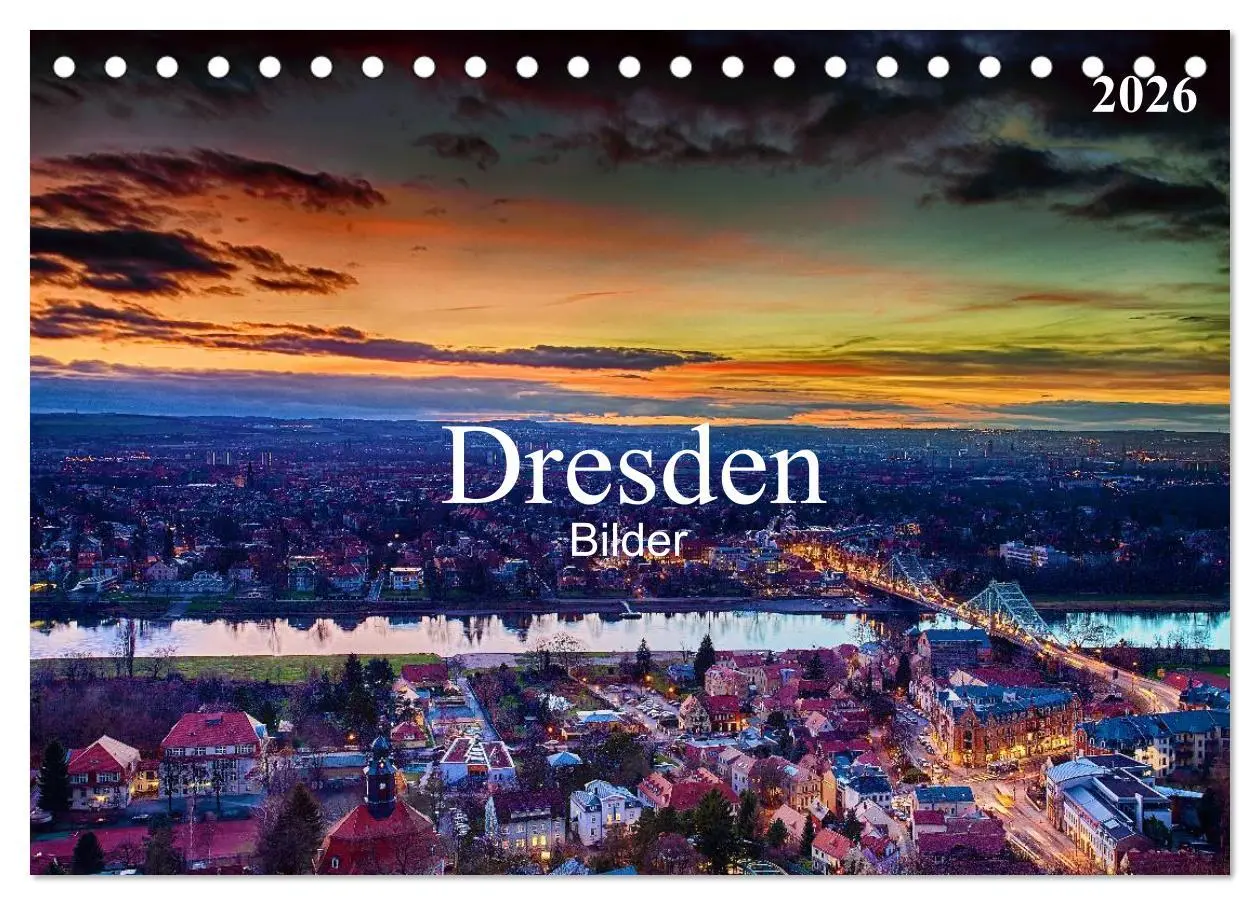 Cover: 9783516112467 | Dresden Bilder 2026 (Tischkalender 2026 DIN A5 quer), CALVENDO...