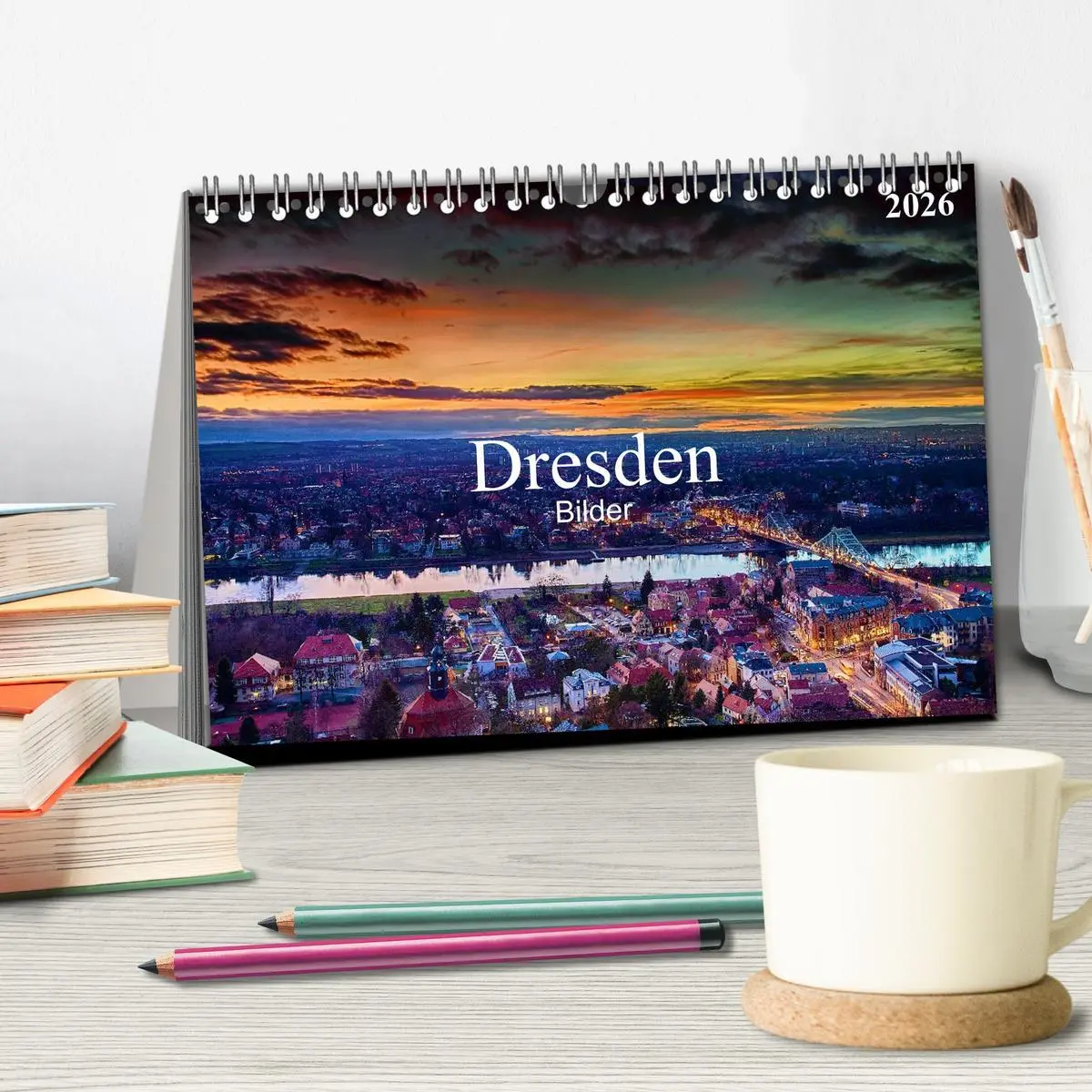 Bild: 9783516112467 | Dresden Bilder 2026 (Tischkalender 2026 DIN A5 quer), CALVENDO...