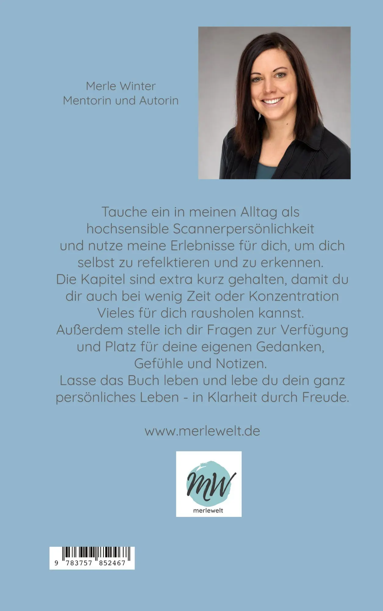 Rückseite: 9783757852467 | FreudeHoch10 | ...und plötzlich ist da das Leben | Merle Winter | Buch