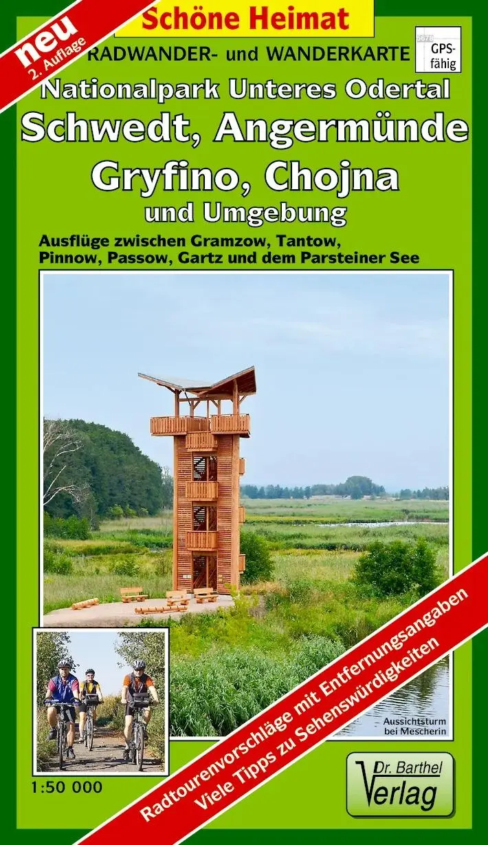 Cover: 9783895912467 | Radwander- und Wanderkarte Nationalpark Unteres Odertal. Schwedt,...