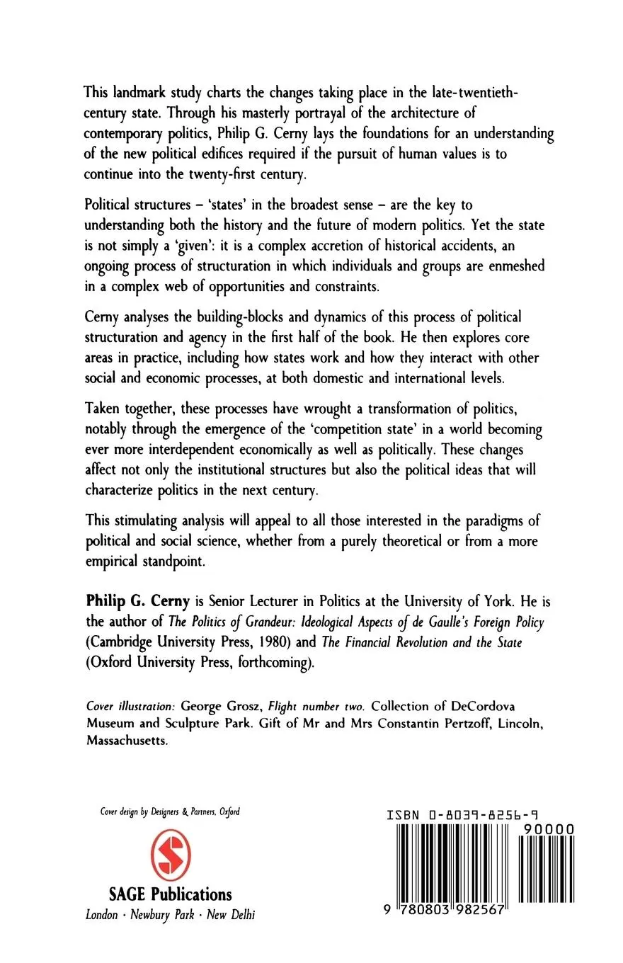 Rückseite: 9780803982567 | The Changing Architecture of Politics | Philip G. Cerny | Taschenbuch