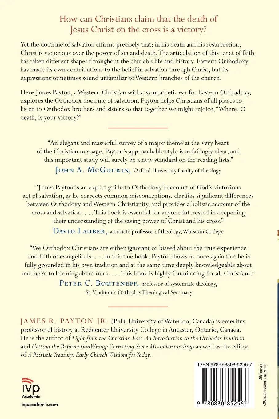 Rückseite: 9780830852567 | The Victory of the Cross | Salvation in Eastern Orthodoxy | Jr. | Buch