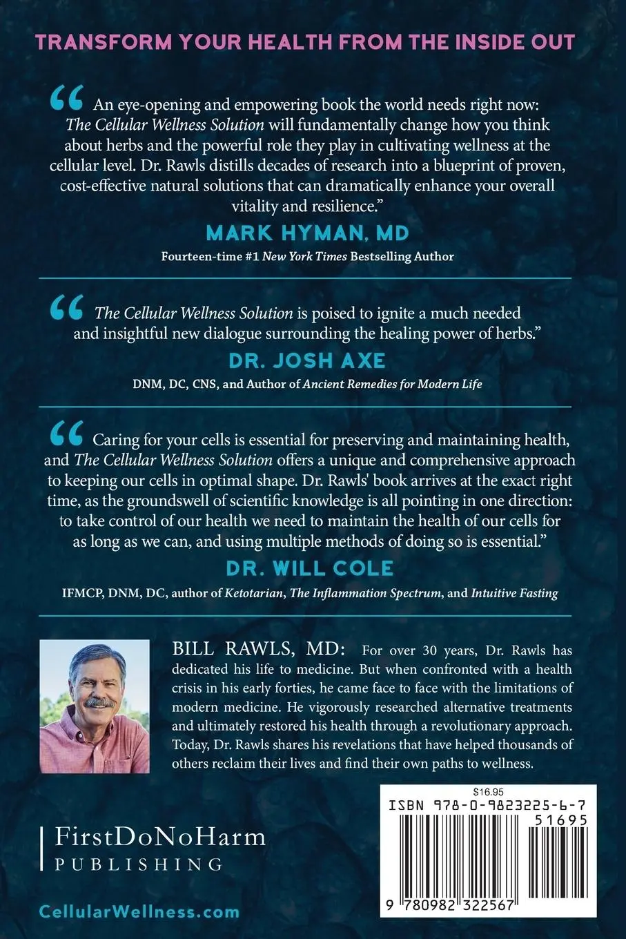 Rückseite: 9780982322567 | The Cellular Wellness Solution | Bill Rawls MD | Taschenbuch | 2022