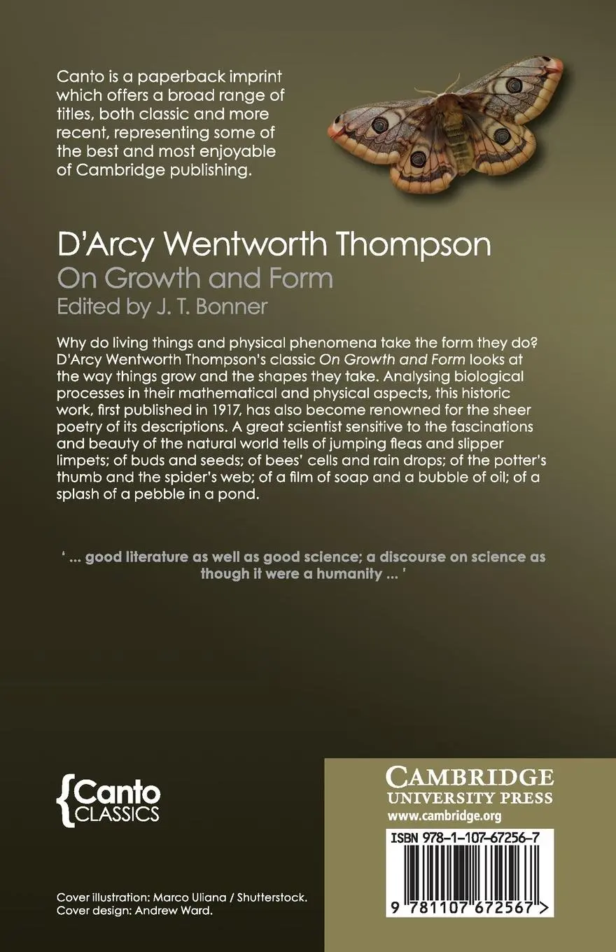 Rückseite: 9781107672567 | On Growth and Form | D'Arcy Wentworth Thompson | Taschenbuch | 2014