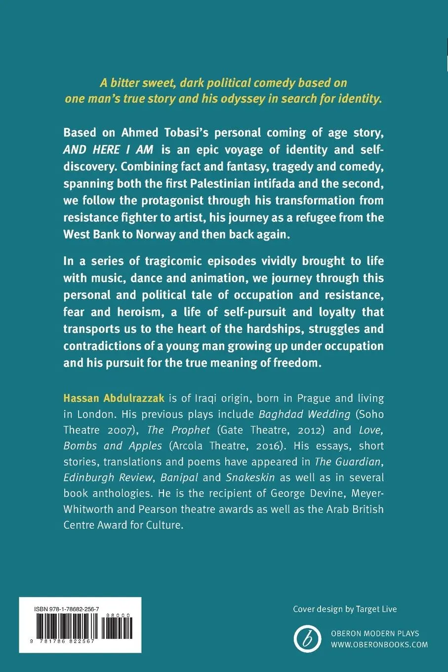 Rückseite: 9781786822567 | And Here I Am | Hassan Abdulrazzak | Taschenbuch | Englisch | 2017