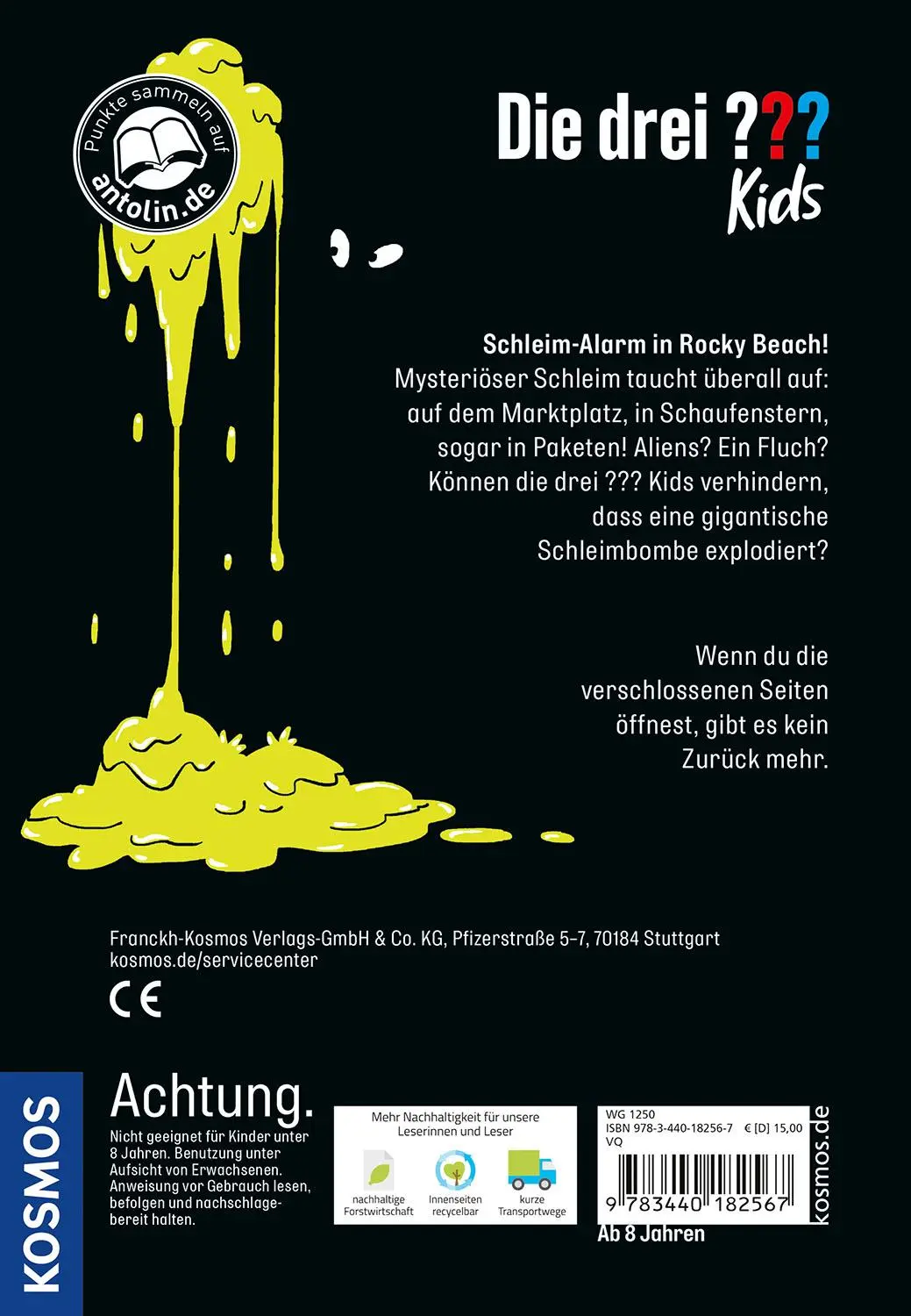 Bild: 9783440182567 | Die drei ??? Kids, Das schleimigste Buch aller Zeiten | Ulf Blanck