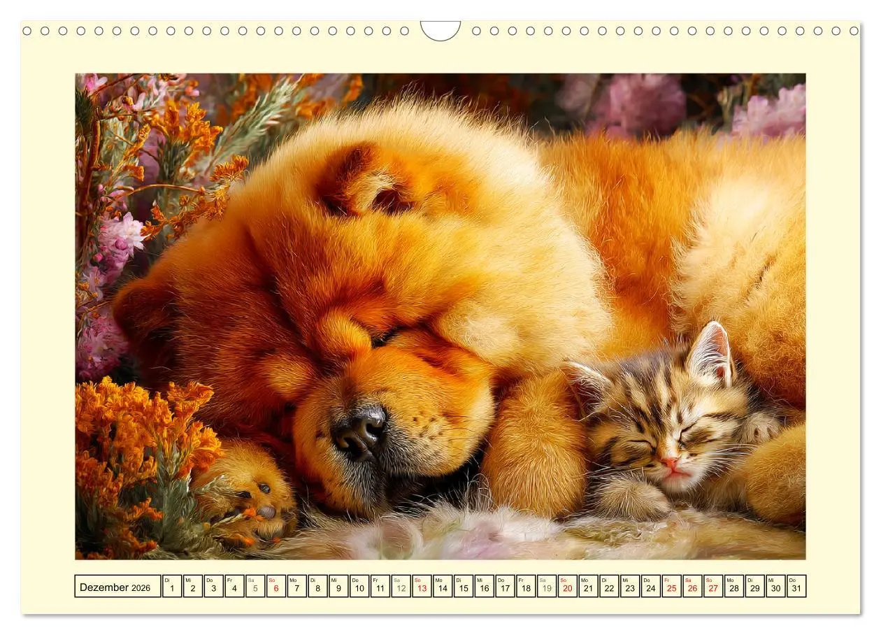 Bild: 9783457942567 | Chow Chow Momente. Fellpoesie aus dem Reich der Mitte (Wandkalender...