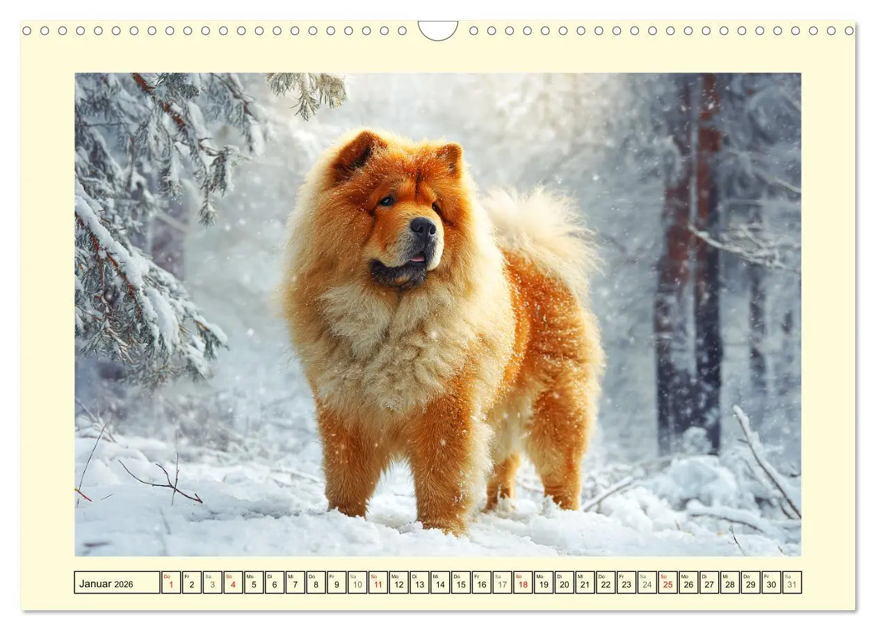 Bild: 9783457942567 | Chow Chow Momente. Fellpoesie aus dem Reich der Mitte (Wandkalender...