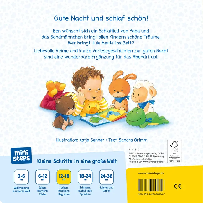 Bild: 9783473302567 | ministeps Mein erstes großes Gutenacht-Buch - ab 12 Monate | Grimm