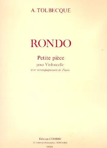 Cover: 9790230352567 | Rondo | Auguste Tolbecque | Buch | Combre Edition | EAN 9790230352567