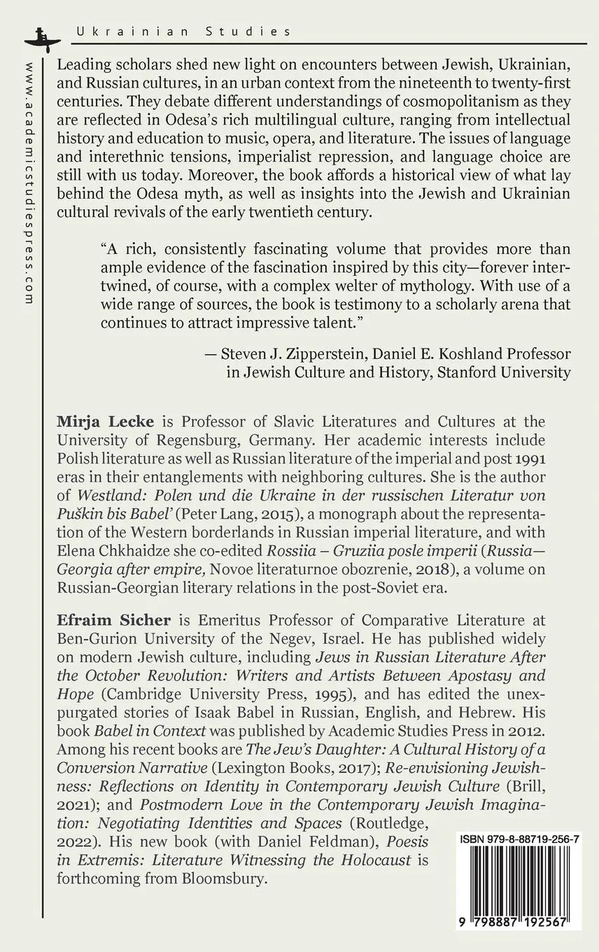 Rückseite: 9798887192567 | Cosmopolitan Spaces in Odesa | A Case Study of an Urban Context | Buch