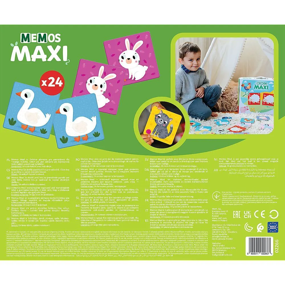 Bild: 5900511022667 | Maxi Memos Bauernhof | Spiel | Kartonage | 02266 | Deutsch | 2023