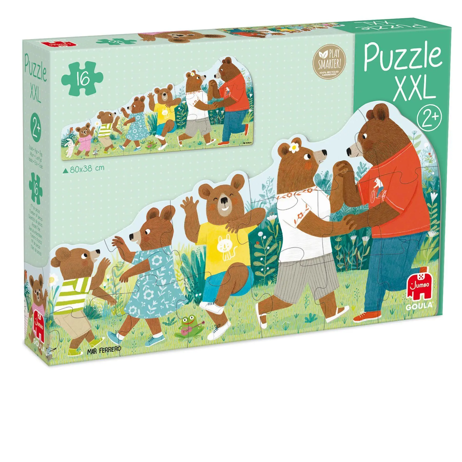 Cover: 8410446552667 | GOULA XXL-Puzzle Bärenfamilie | Spiel | 55266 | Deutsch | 2023