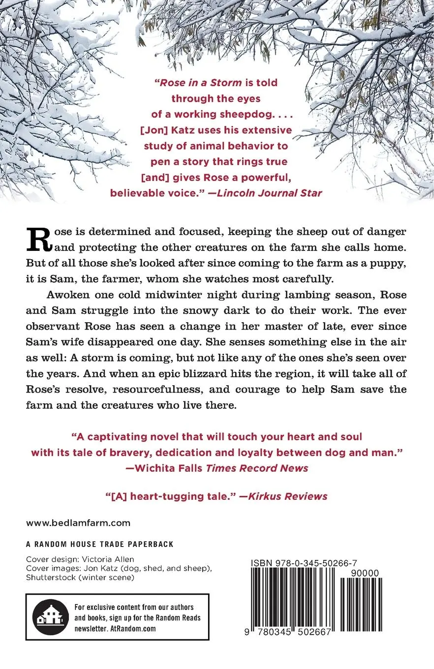 Rückseite: 9780345502667 | Rose in a Storm | A Novel | Jon Katz | Taschenbuch | Englisch | 2011