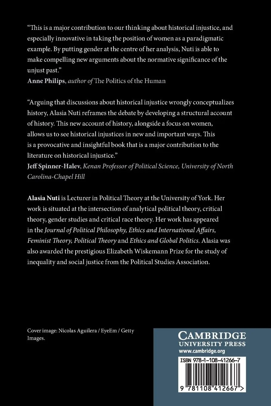 Rückseite: 9781108412667 | Injustice and the Reproduction of History | Alasia Nuti | Taschenbuch