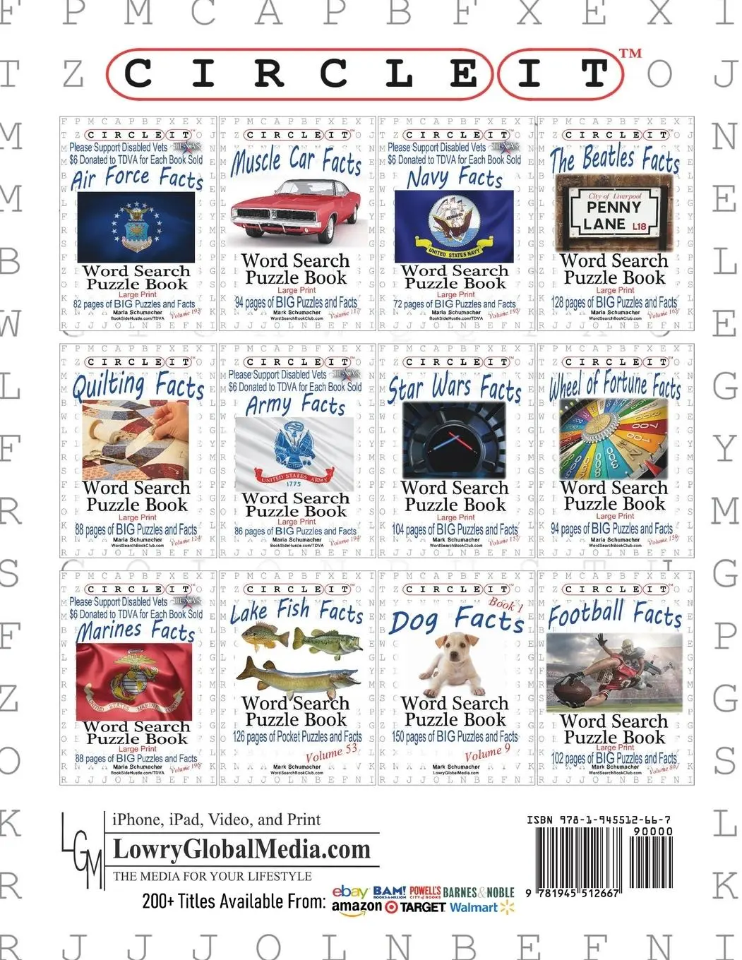 Rückseite: 9781945512667 | Circle It, United States Navy Facts, Word Search, Puzzle Book | Buch