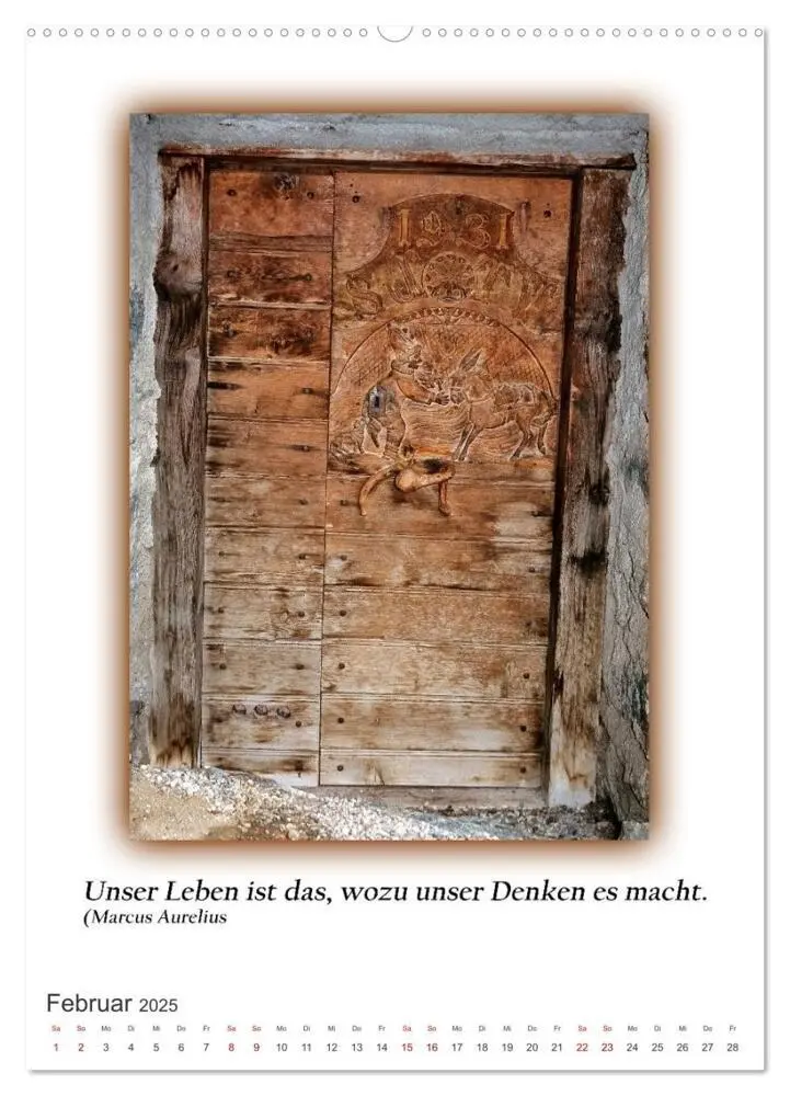 Bild: 9783435082667 | Türen mit Philosophischen Gedanken (Wandkalender 2025 DIN A2 hoch),...