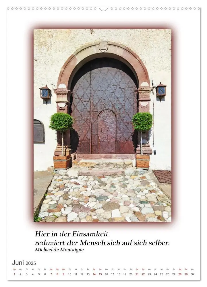 Bild: 9783435082667 | Türen mit Philosophischen Gedanken (Wandkalender 2025 DIN A2 hoch),...