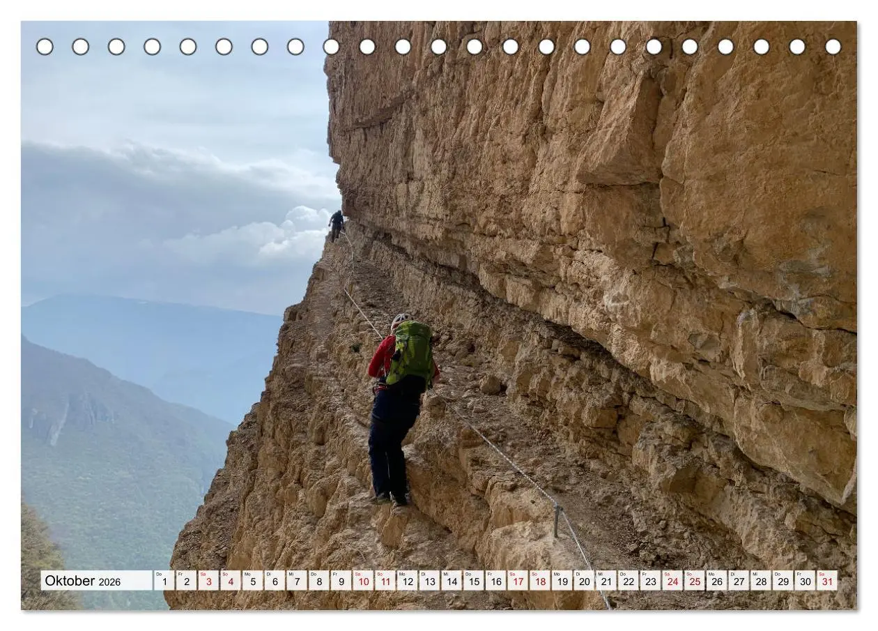 Bild: 9783457482667 | Klettersteige in Norditalien (Tischkalender 2026 DIN A5 quer),...