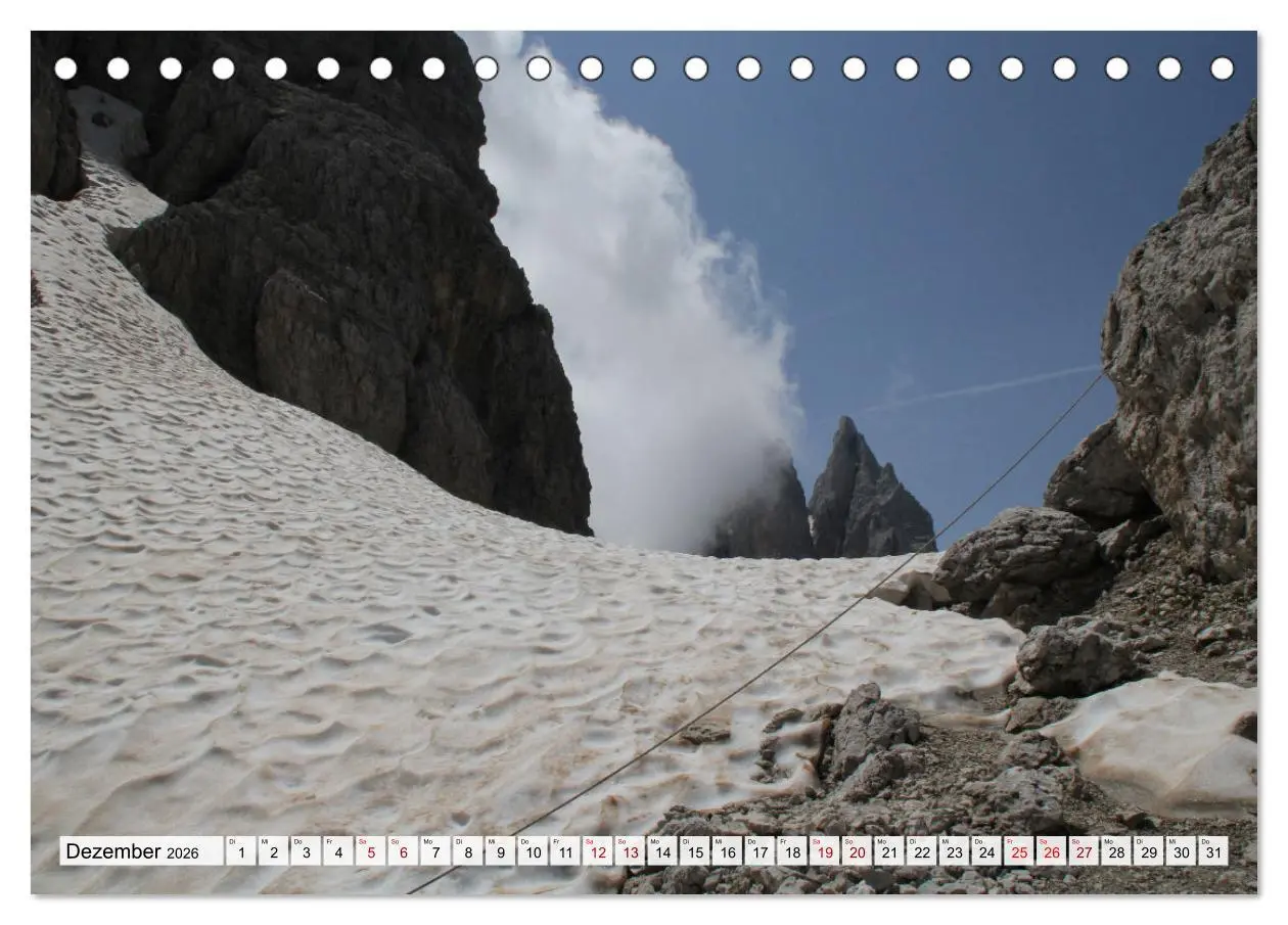 Bild: 9783457482667 | Klettersteige in Norditalien (Tischkalender 2026 DIN A5 quer),...