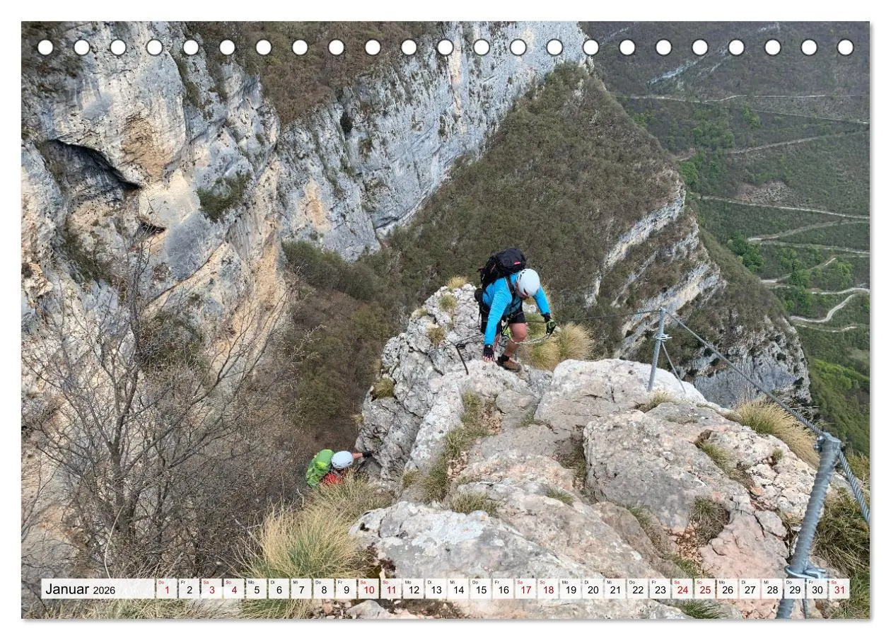 Bild: 9783457482667 | Klettersteige in Norditalien (Tischkalender 2026 DIN A5 quer),...