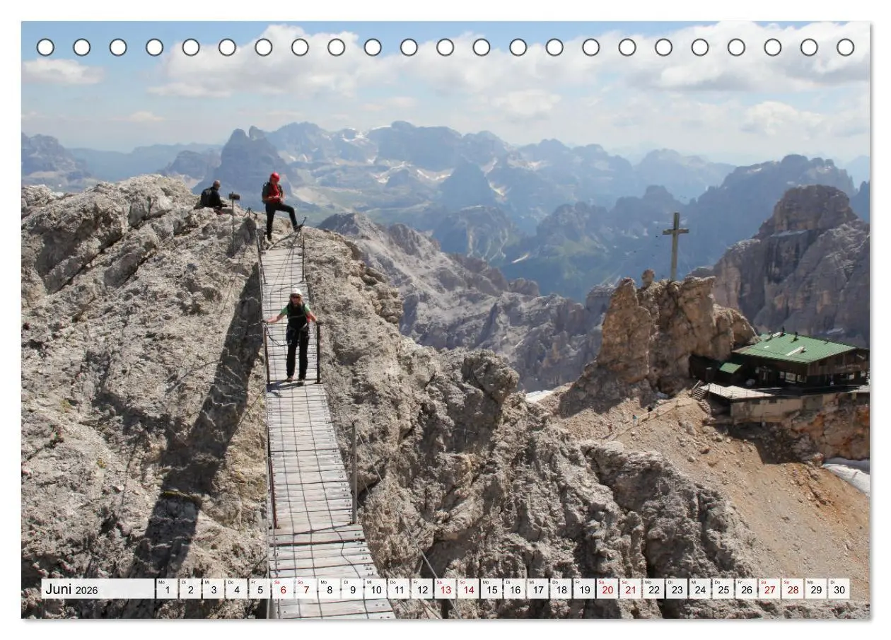 Bild: 9783457482667 | Klettersteige in Norditalien (Tischkalender 2026 DIN A5 quer),...