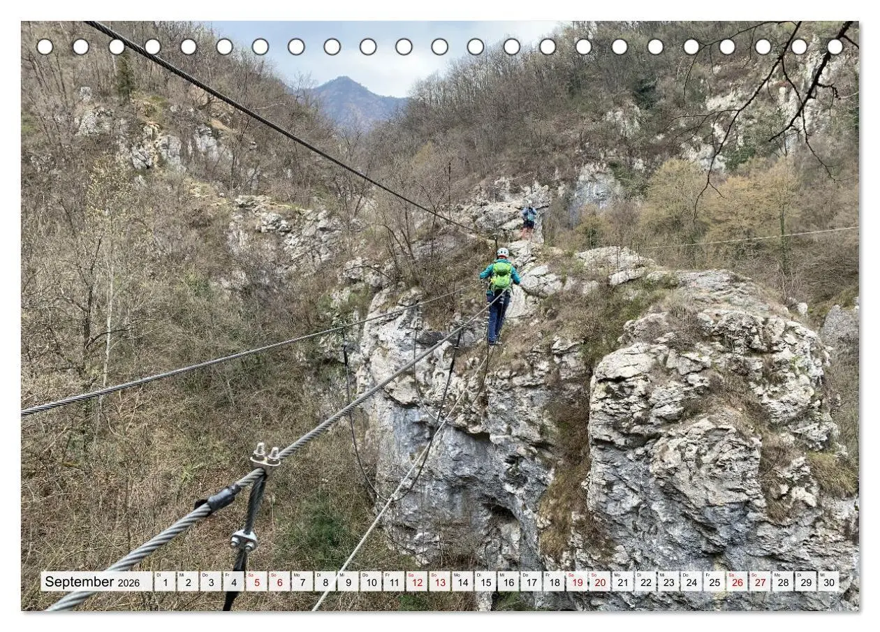 Bild: 9783457482667 | Klettersteige in Norditalien (Tischkalender 2026 DIN A5 quer),...