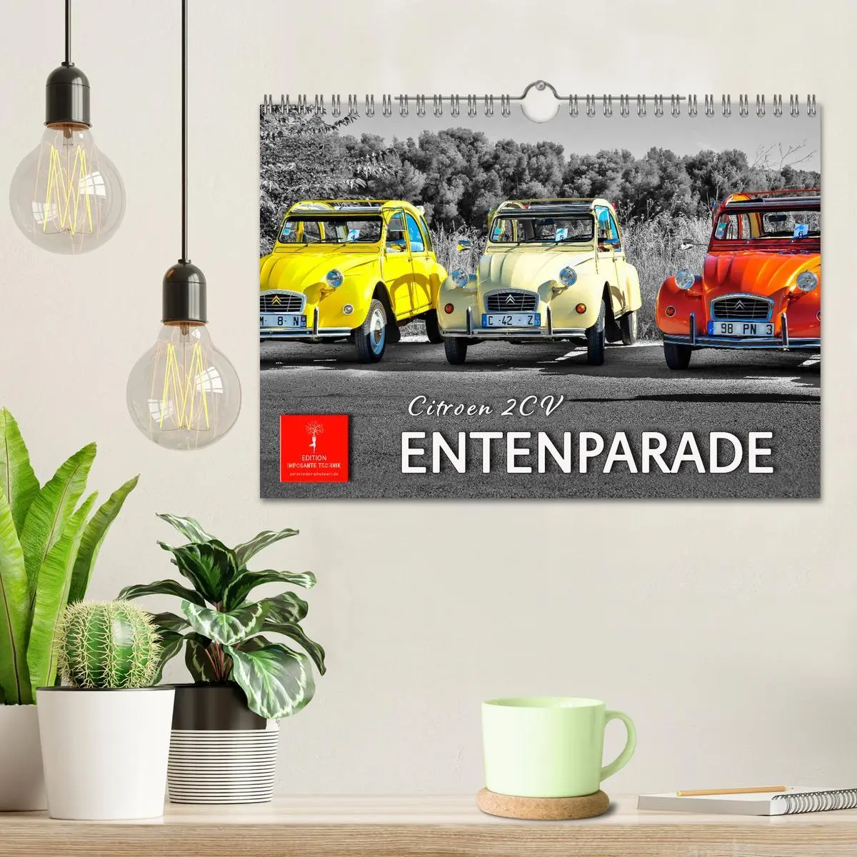 Bild: 9783457552667 | Citroën 2CV - Entenparade (Wandkalender 2026 DIN A4 quer), CALVENDO...