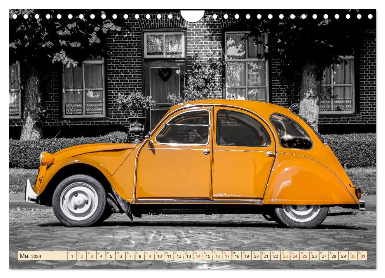 Bild: 9783457552667 | Citroën 2CV - Entenparade (Wandkalender 2026 DIN A4 quer), CALVENDO...