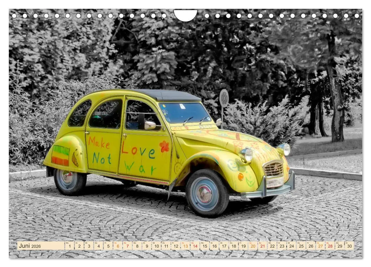 Bild: 9783457552667 | Citroën 2CV - Entenparade (Wandkalender 2026 DIN A4 quer), CALVENDO...