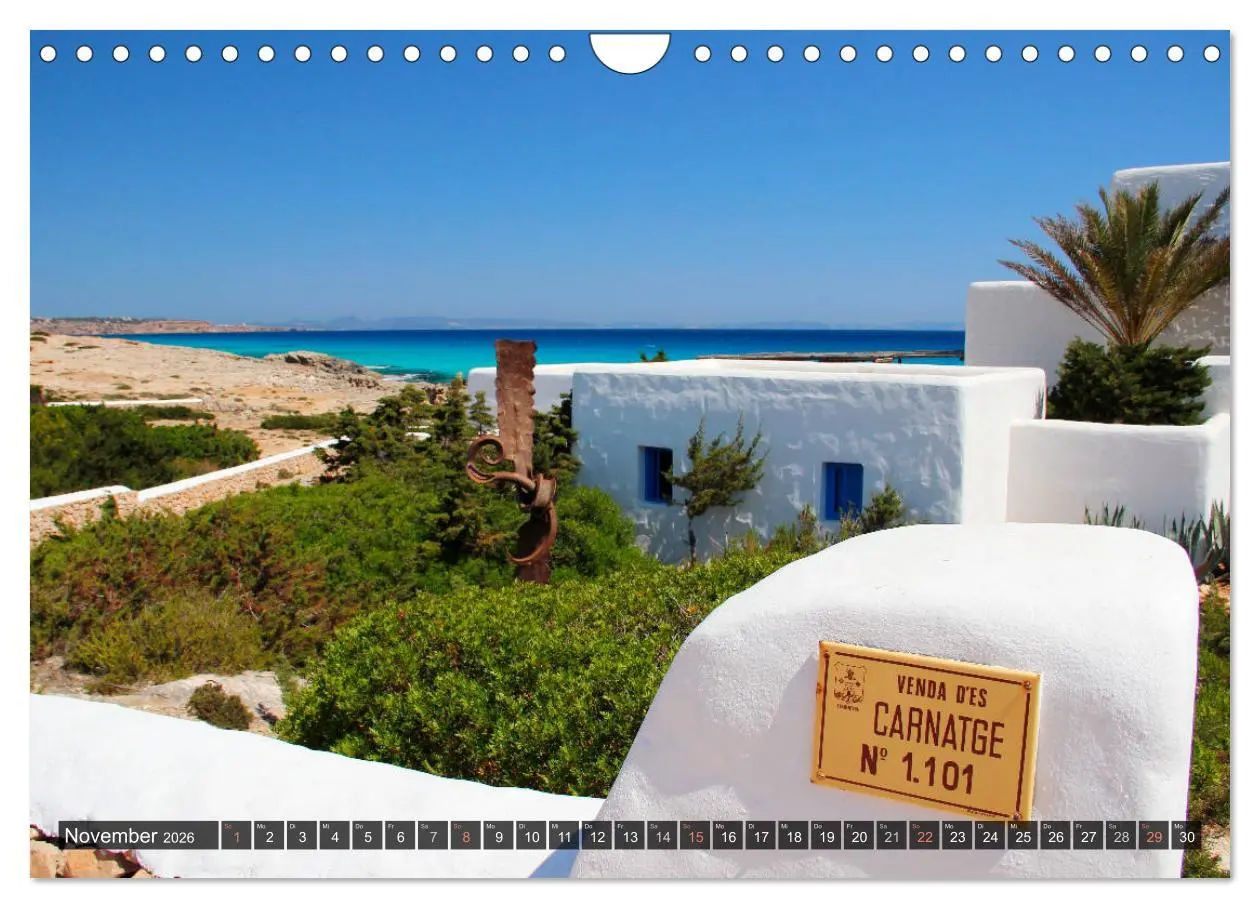 Bild: 9783516022667 | Formentera - Urlaub für die Seele (Wandkalender 2026 DIN A4 quer),...