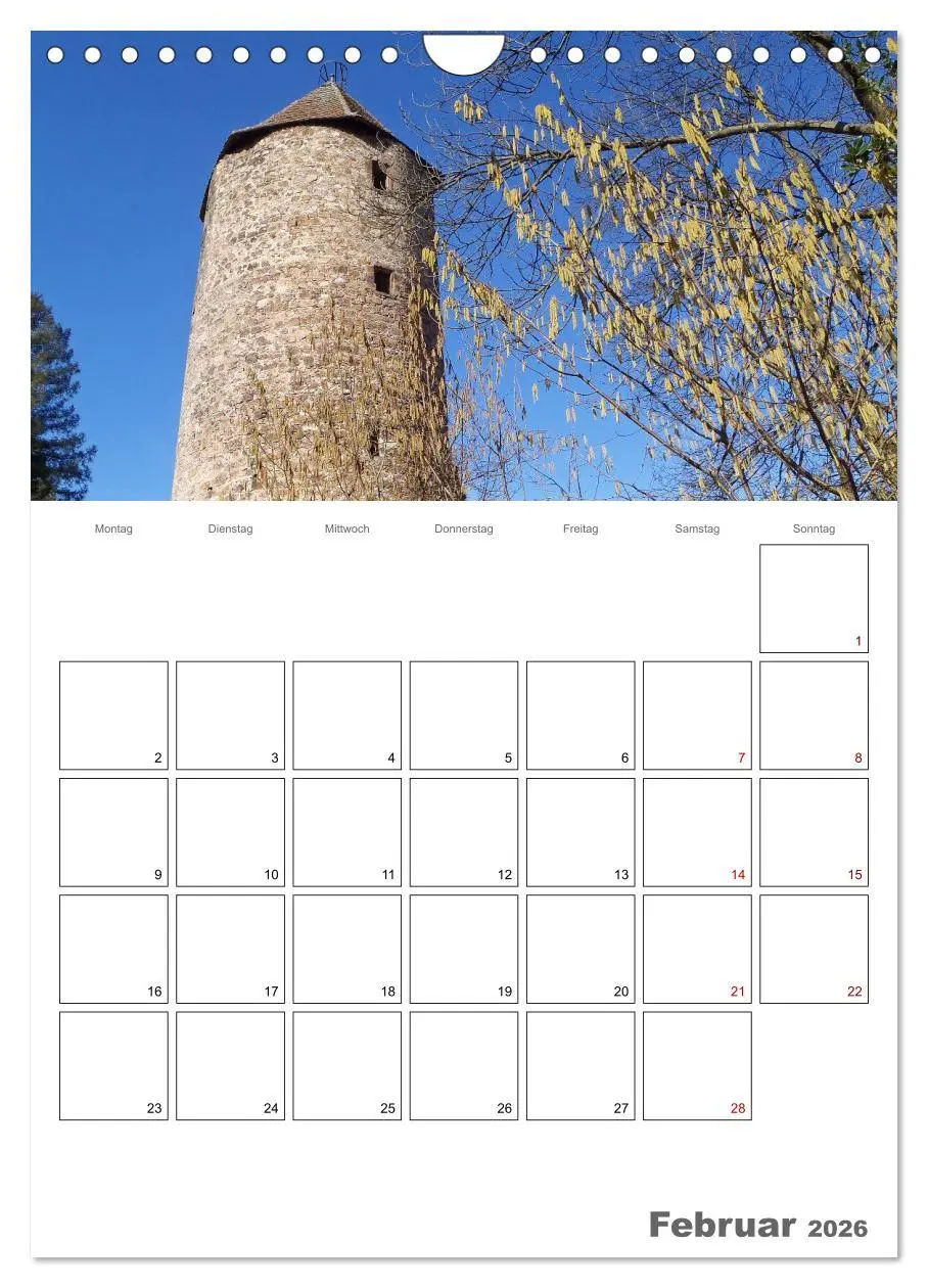 Bild: 9783516402667 | Weinheim an der Bergstraße Planer (Wandkalender 2026 DIN A4 hoch),...
