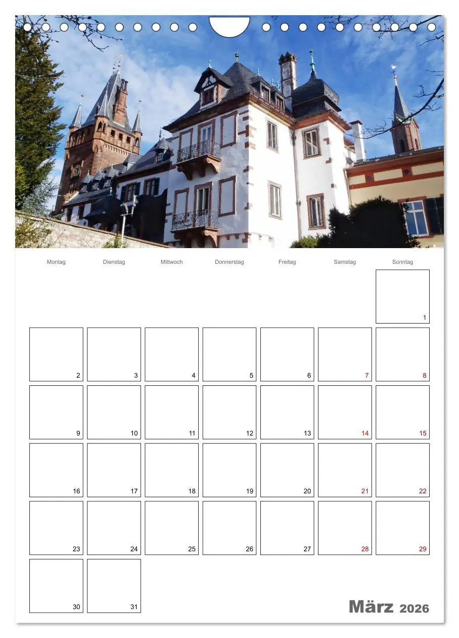 Bild: 9783516402667 | Weinheim an der Bergstraße Planer (Wandkalender 2026 DIN A4 hoch),...