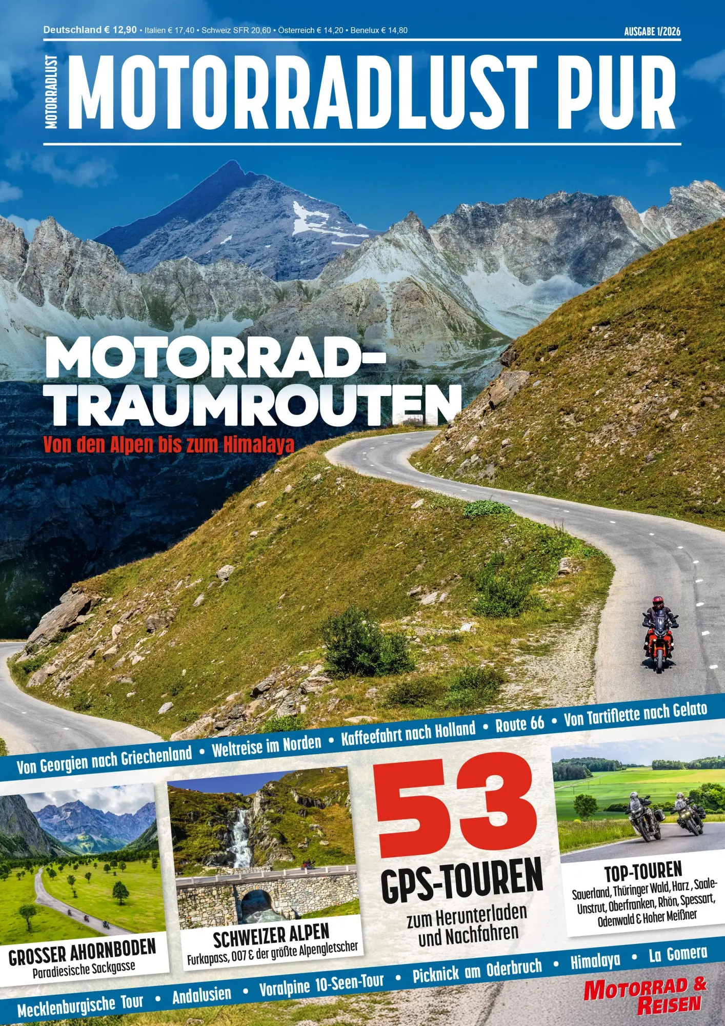Cover: 9783942722667 | Motorradlust PUR - Reisen | Motorrad &amp; Reisen Verlag | Taschenbuch