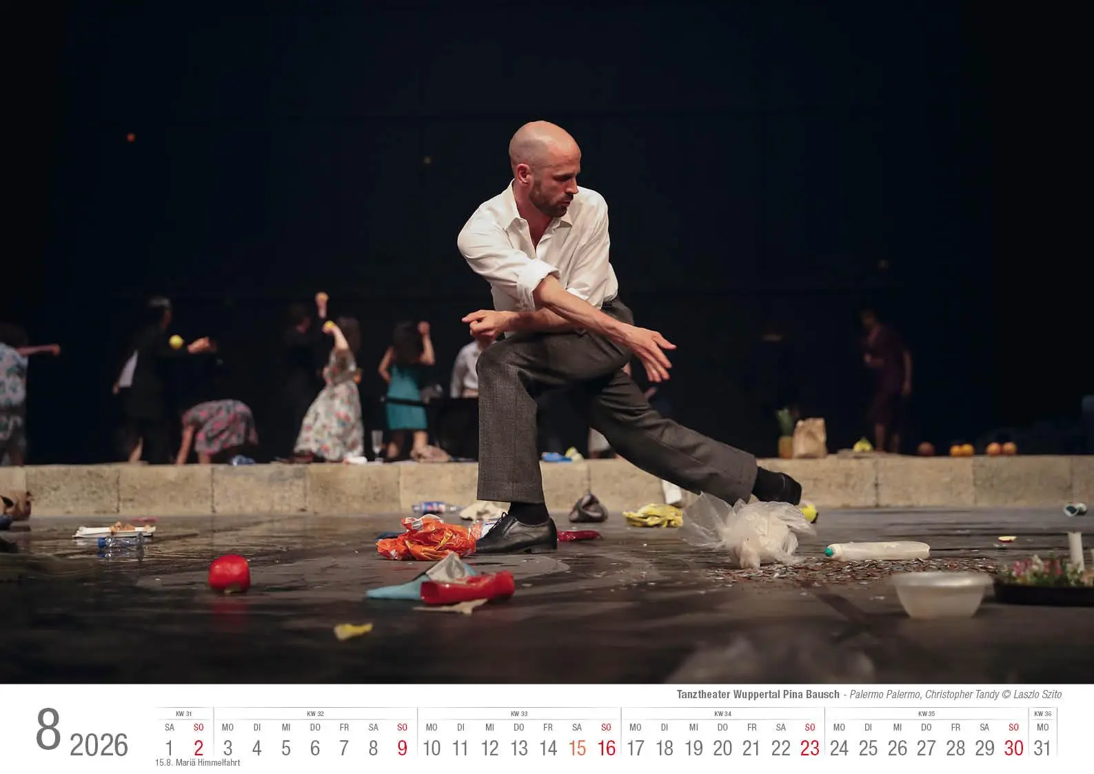 Bild: 9783965352667 | Tanztheater Wuppertal Pina Bausch 2026 Bildkalender A3 Spiralbindung
