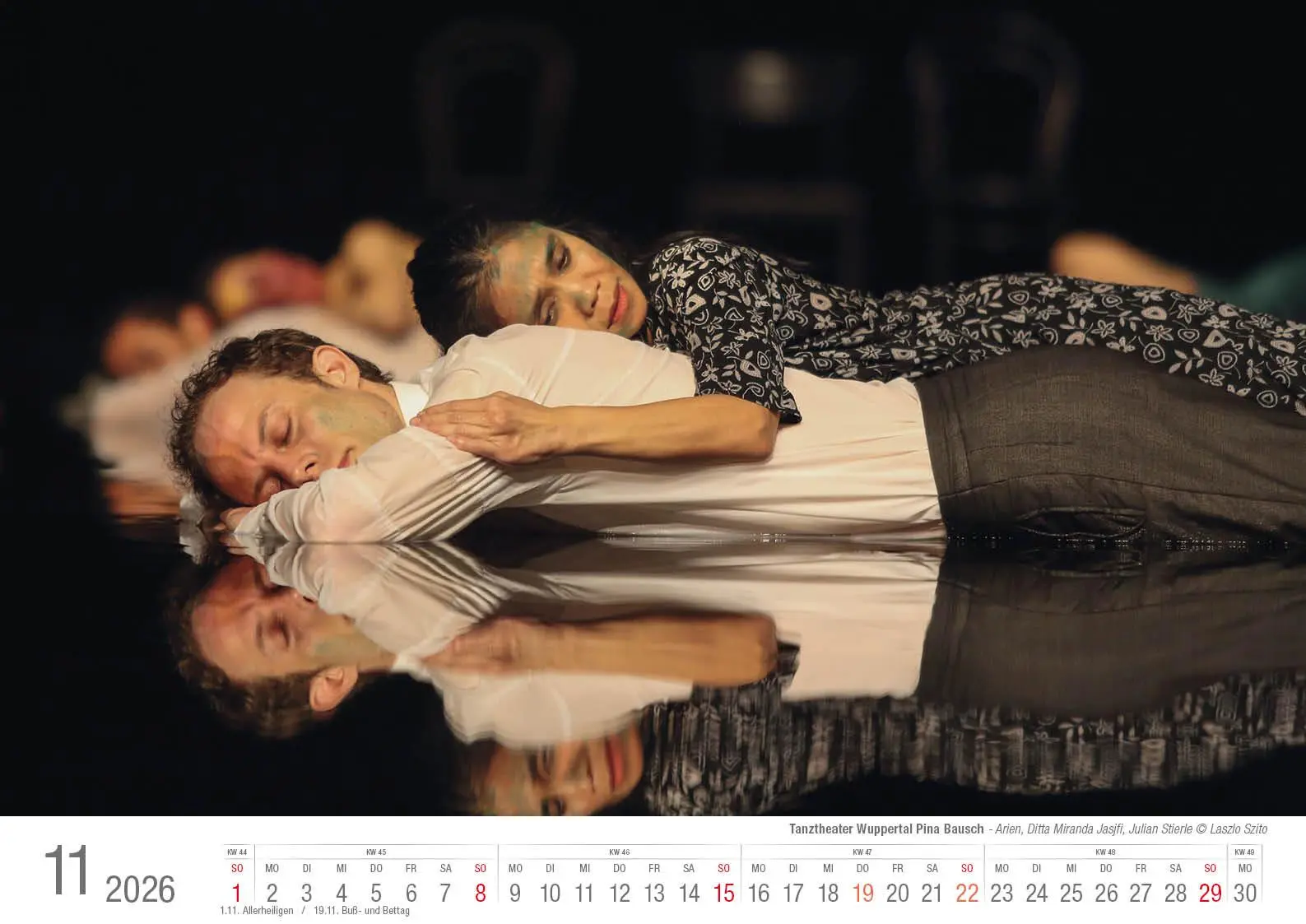 Bild: 9783965352667 | Tanztheater Wuppertal Pina Bausch 2026 Bildkalender A3 Spiralbindung