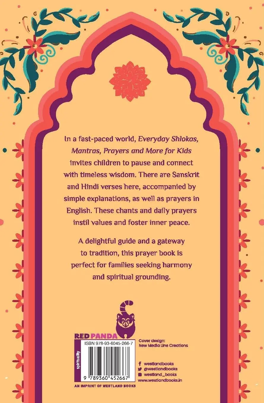 Rückseite: 9789360452667 | Everyday Shlokas Mantras Prayers and More for Kids | Red Panda | Buch