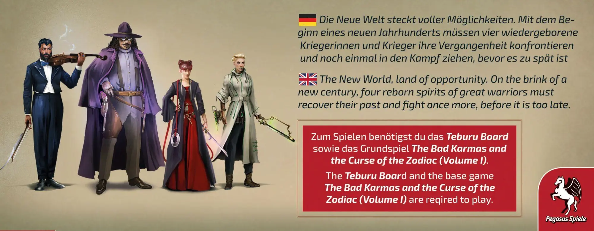 Bild: 4250231742767 | Teburu: The Bad Karmas and the Curse of the Zodiac: The New World...