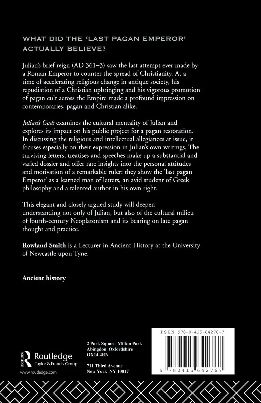 Rückseite: 9780415642767 | Julian's Gods | Rowland B. E. Smith | Taschenbuch | Englisch | 2012