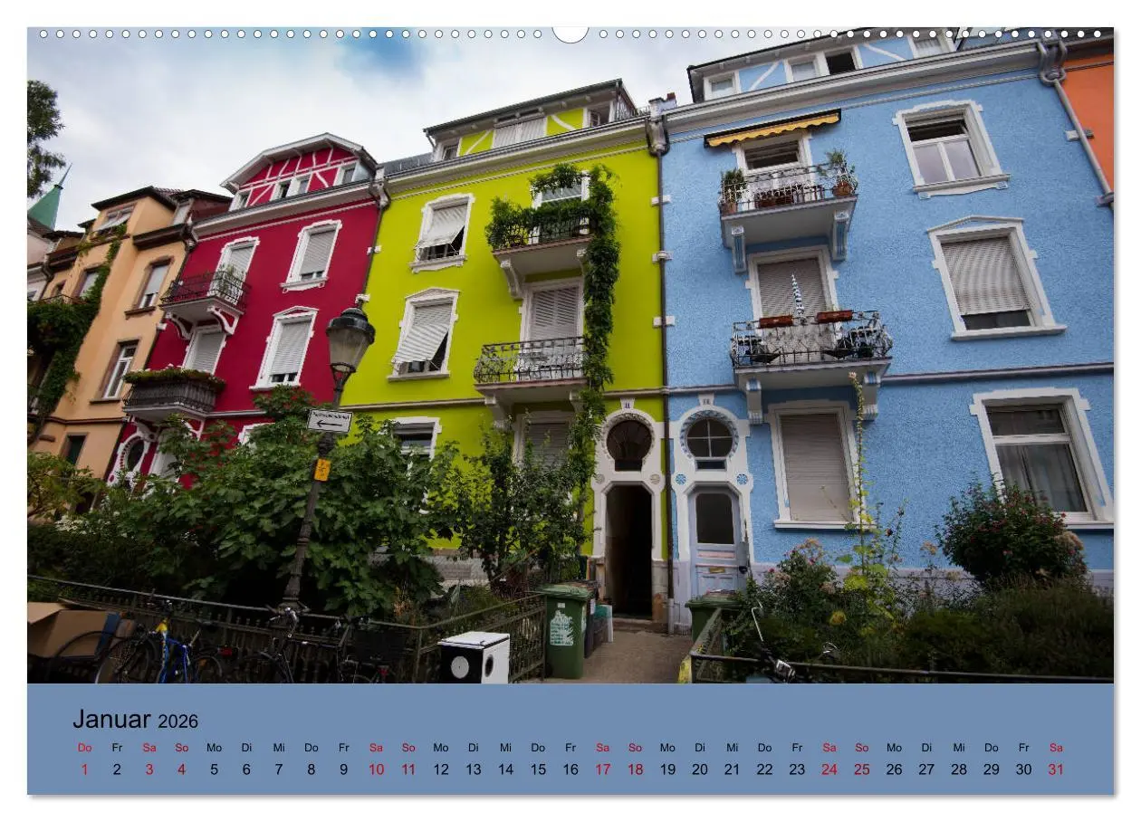 Bild: 9783457852767 | Wundervolles Freiburg (Wandkalender 2026 DIN A2 quer), CALVENDO...