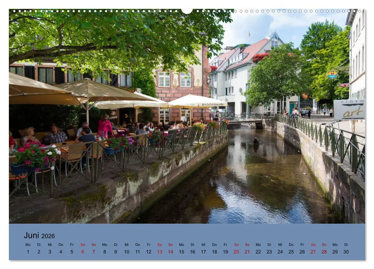 Bild: 9783457852767 | Wundervolles Freiburg (Wandkalender 2026 DIN A2 quer), CALVENDO...