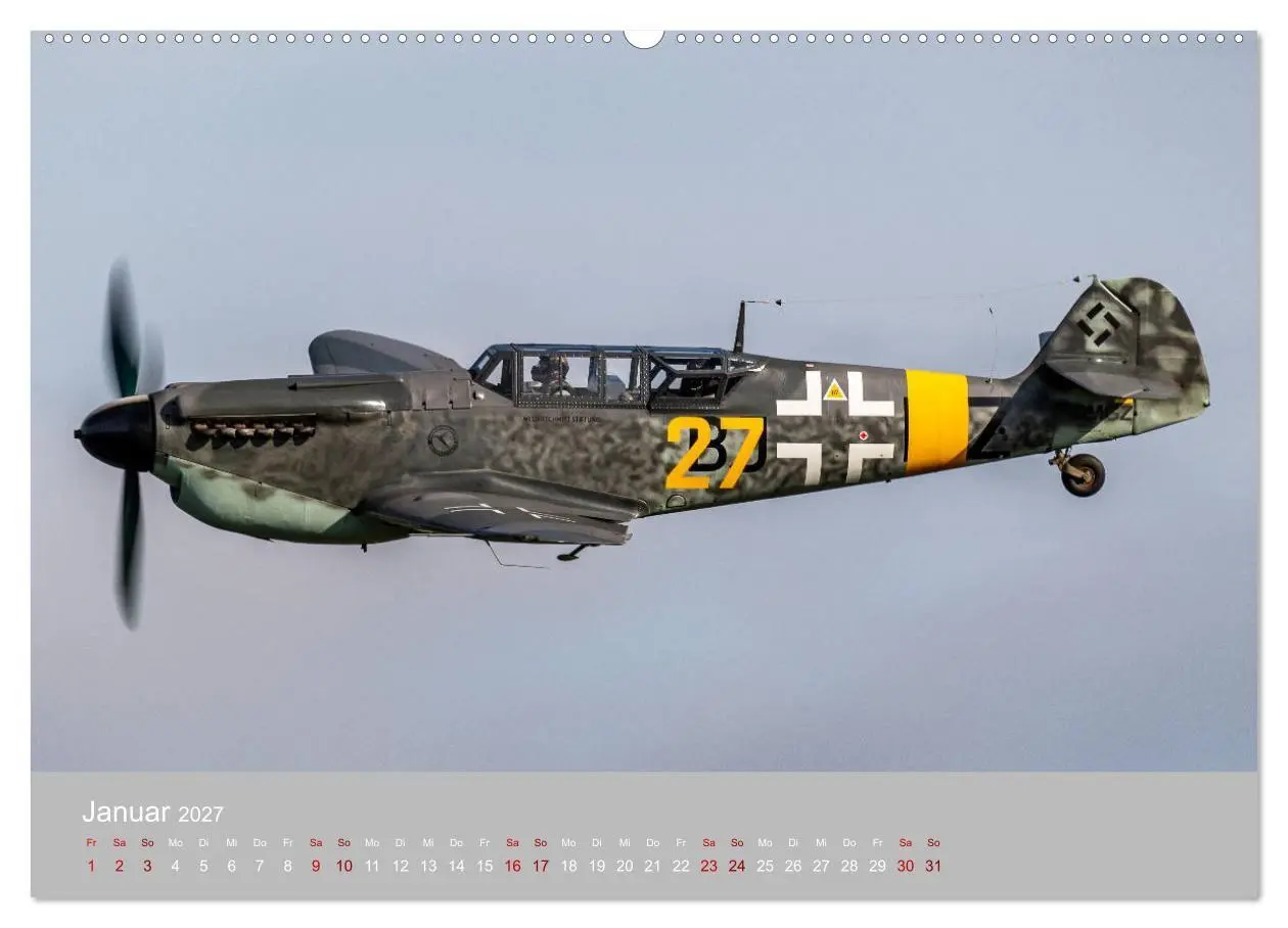 Bild: 9783569582767 | Fliegende Legenden - Warbirds (Wandkalender 2027 DIN A2 quer),...