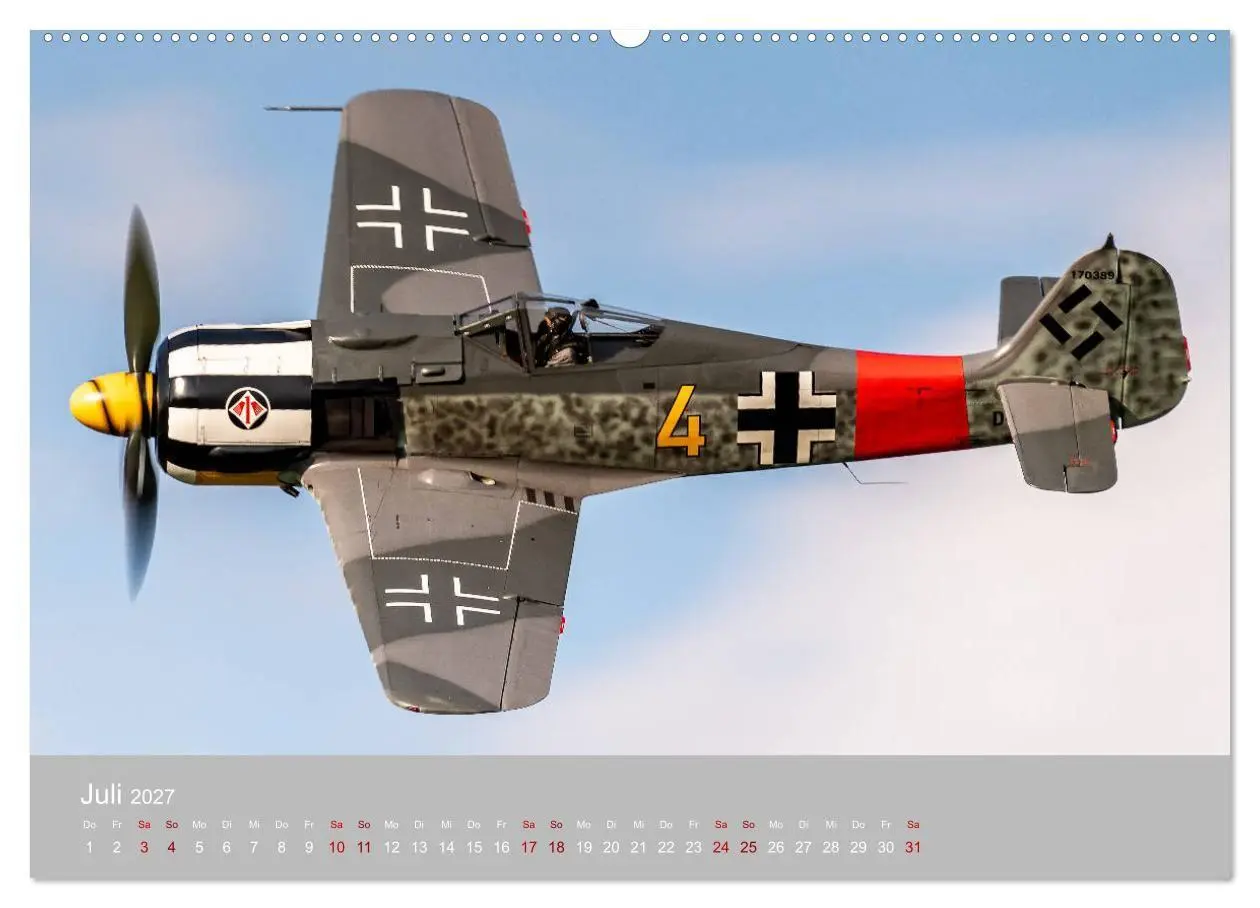 Bild: 9783569582767 | Fliegende Legenden - Warbirds (Wandkalender 2027 DIN A2 quer),...