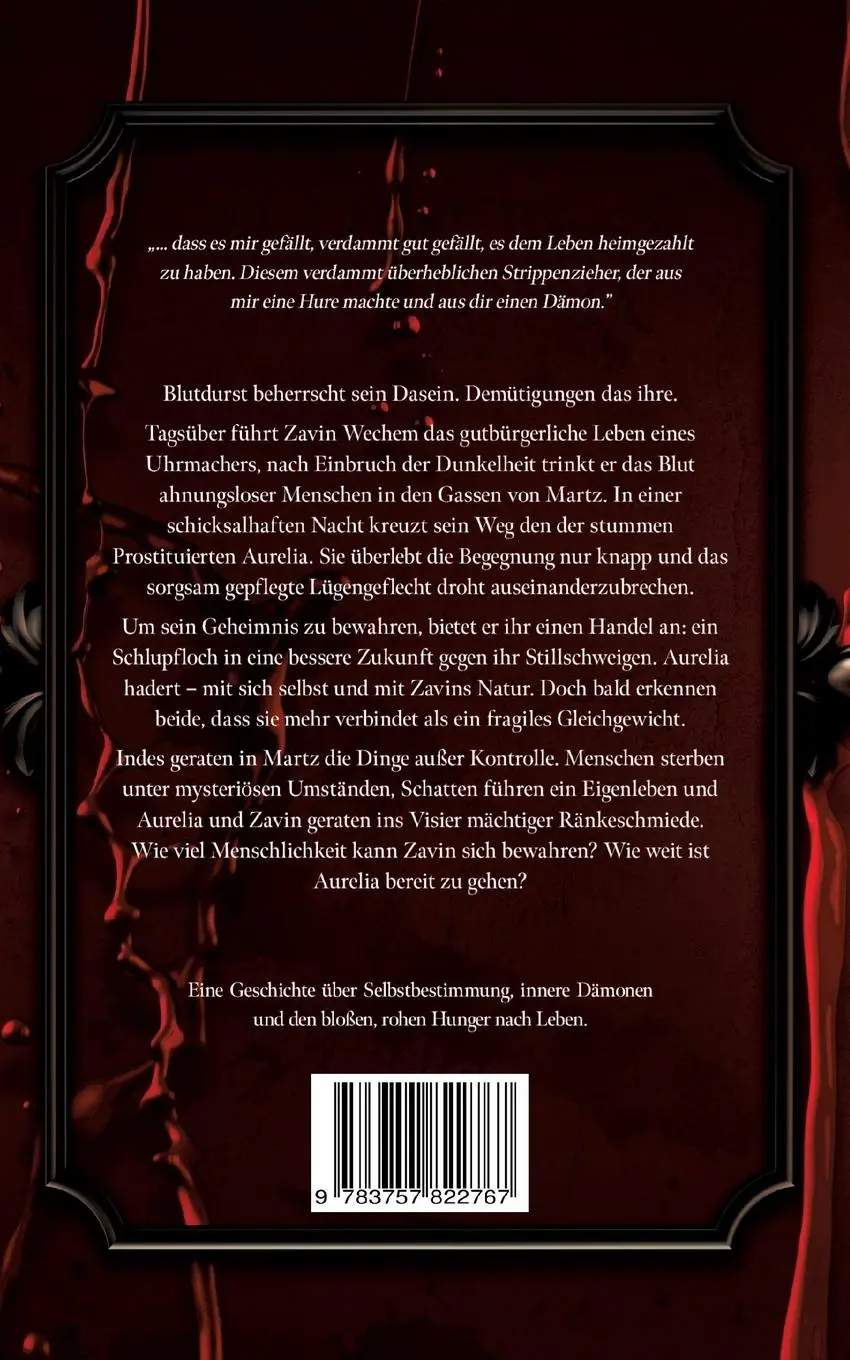 Rückseite: 9783757822767 | Die Dämonen von Martz | Schlüsselblut | Christel Scher | Taschenbuch
