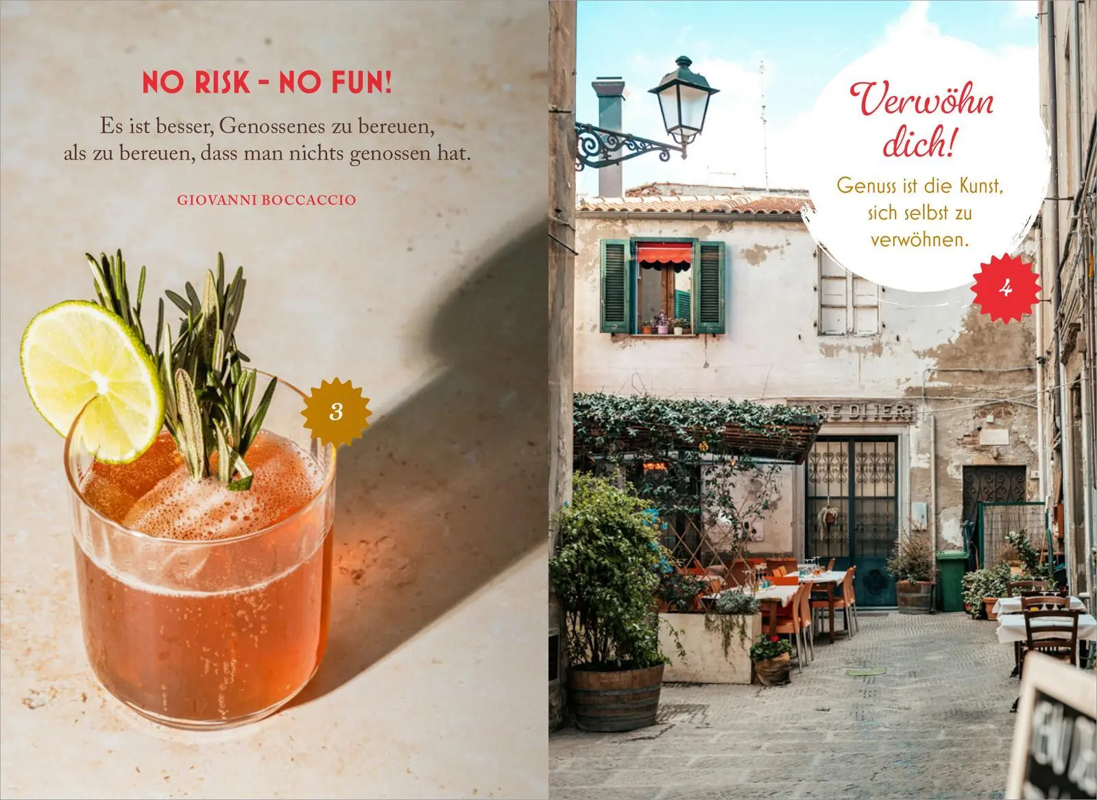 Bild: 9783845862767 | Dolce Vita - Liebe das Leben | 99 Genussmomente | Taschenbuch | 96 S.