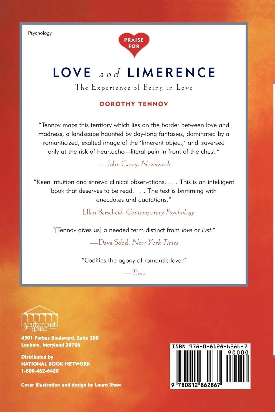 Rückseite: 9780812862867 | Love and Limerence | The Experience of Being in Love | Dorothy Tennov