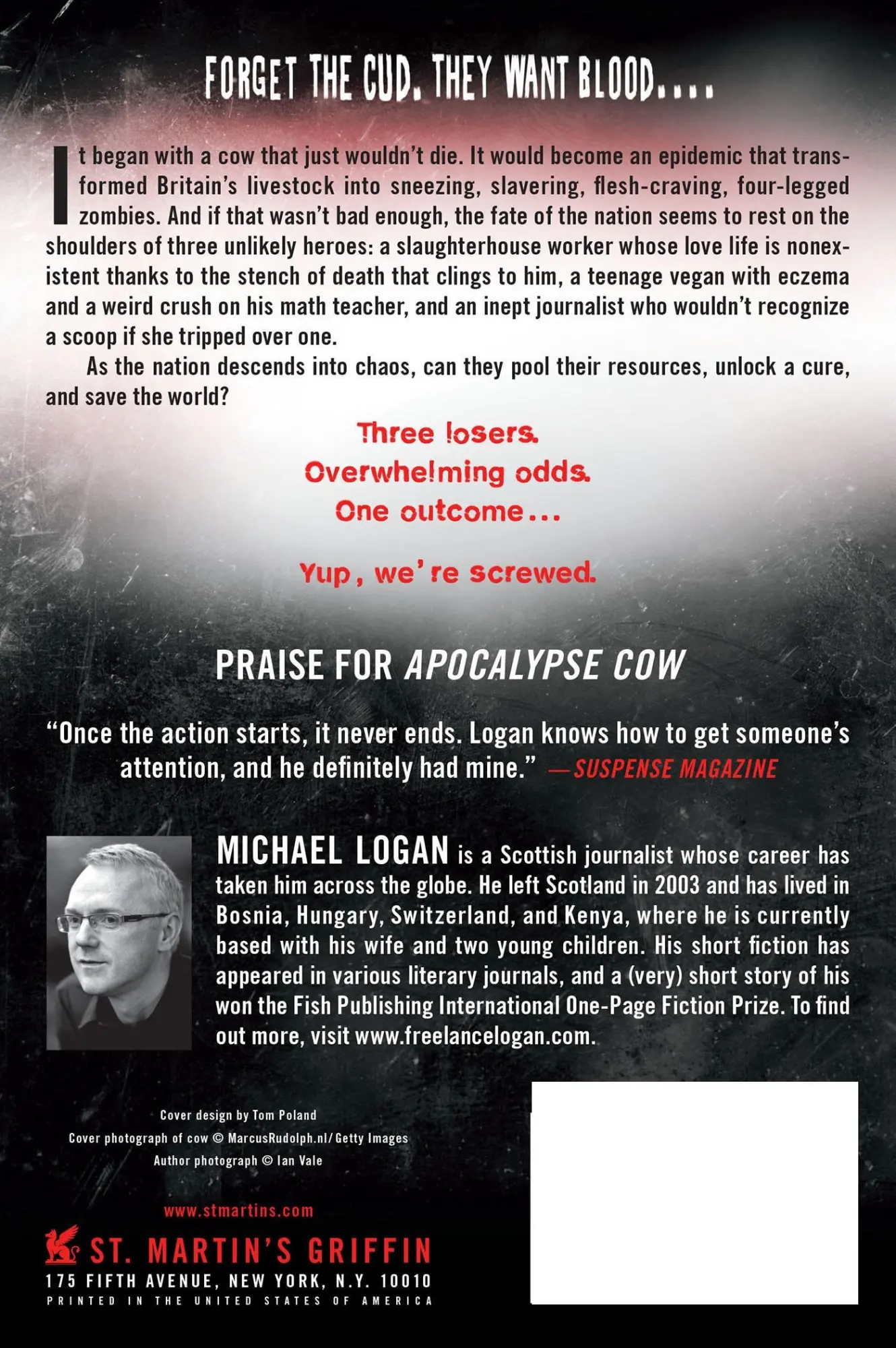 Rückseite: 9781250032867 | Apocalypse Cow | Michael Logan | Taschenbuch | Kartoniert / Broschiert