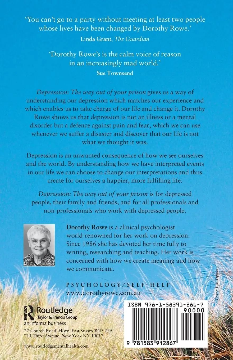 Rückseite: 9781583912867 | Depression | The Way Out of Your Prison | Dorothy Rowe | Taschenbuch